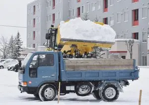 除雪・排雪作業 - マンション・工場・生活道路等 | 北海道千歳市 北斗サービス